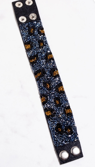 Animal Print Wrap Bracelet - Picture 1 of 3